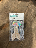 Re scent air freshener tooled & cowhide arrow