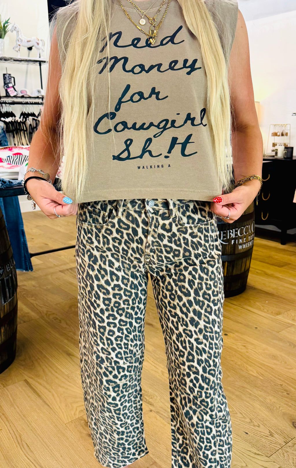 Walking A Need $$ Muscle Tank
