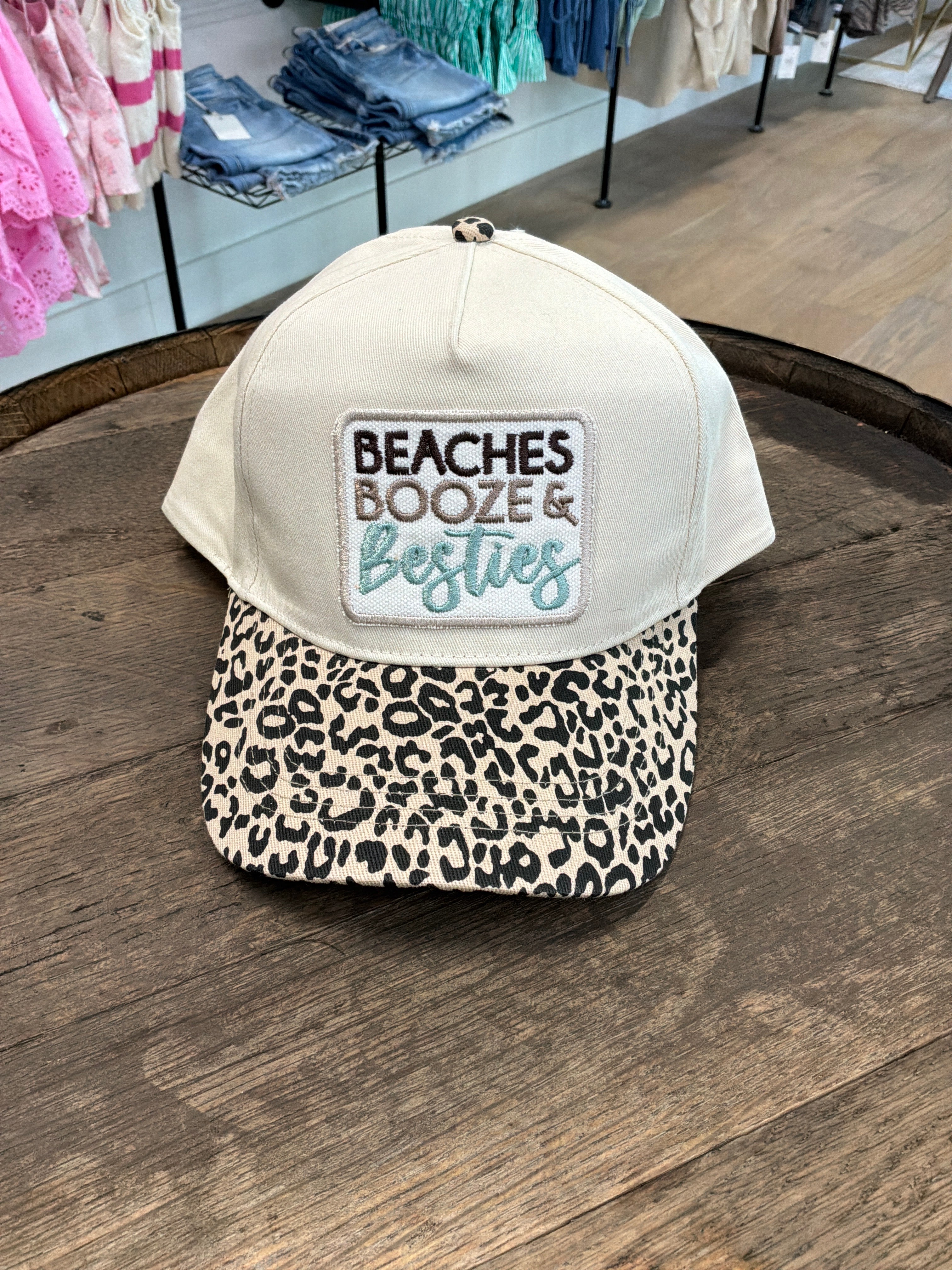 Beaches booze & besties hat