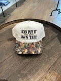 I can put it on my own tab hat
