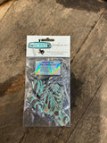 Re scent air freshener teal tooled & cowhide cactus