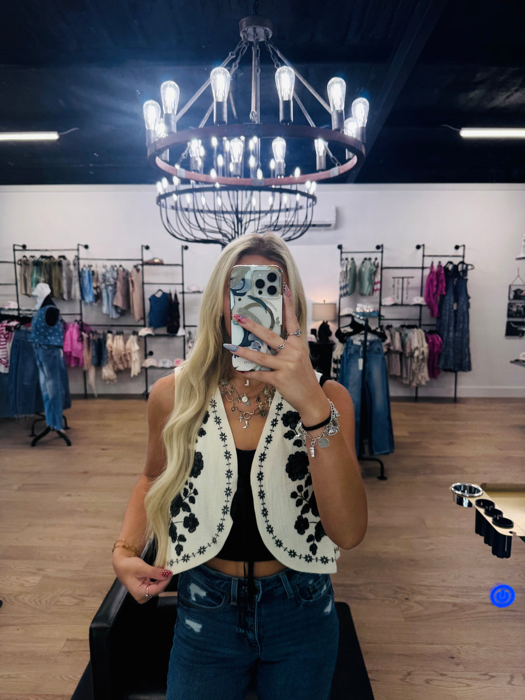 Mystree front tie top