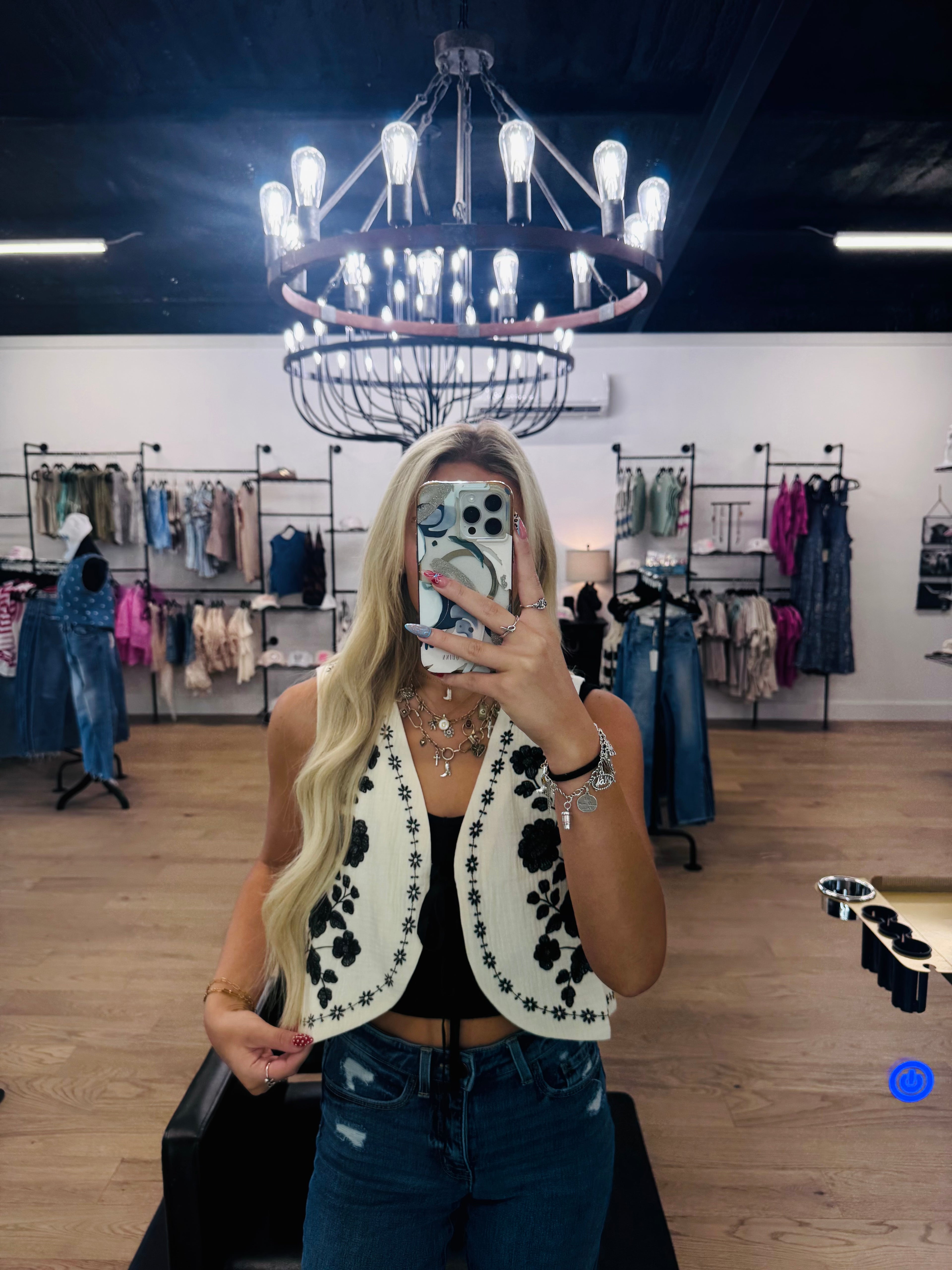 Mystree front tie top