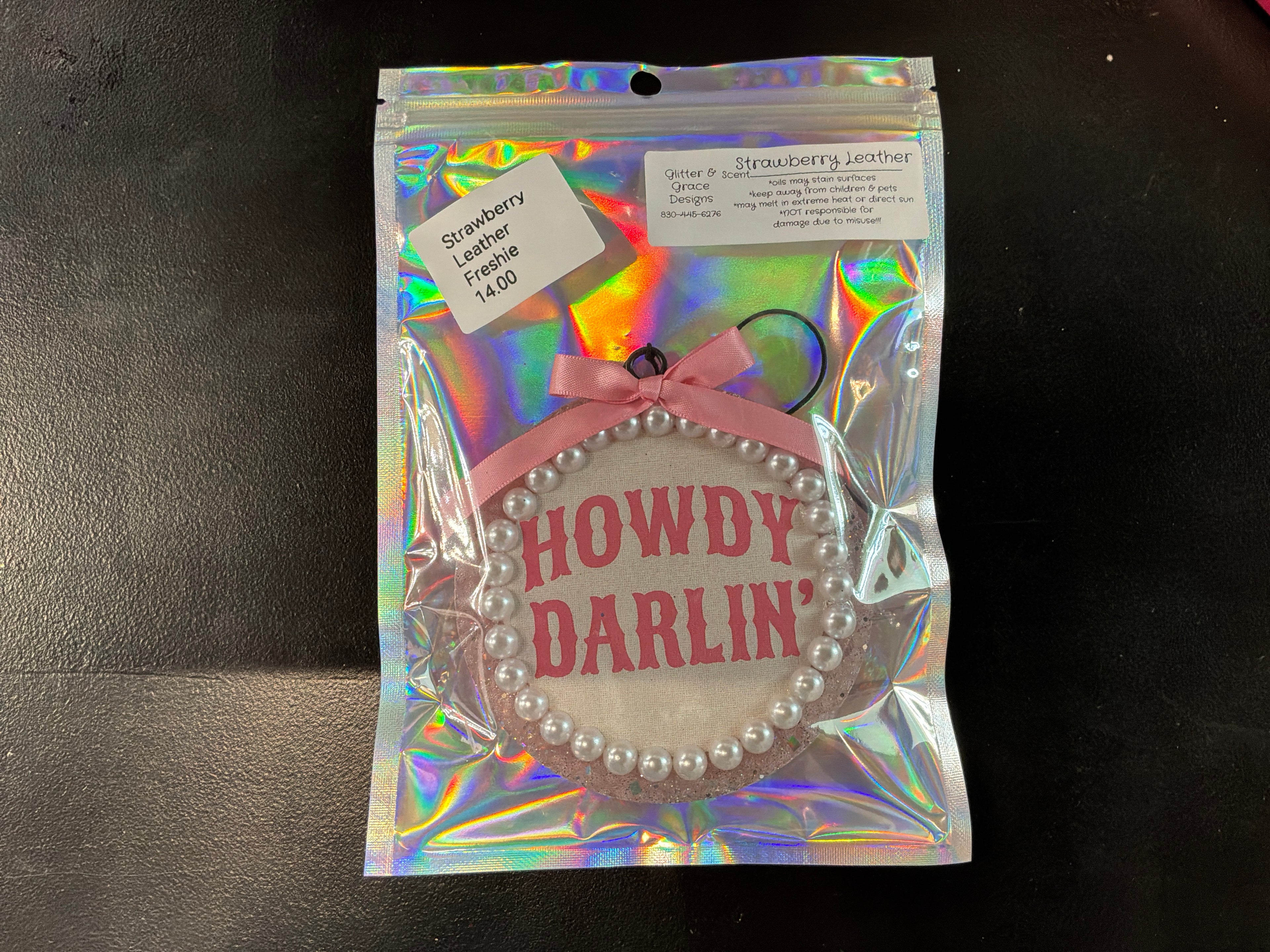 Strawberry Leather Howdy Darlin Freshie