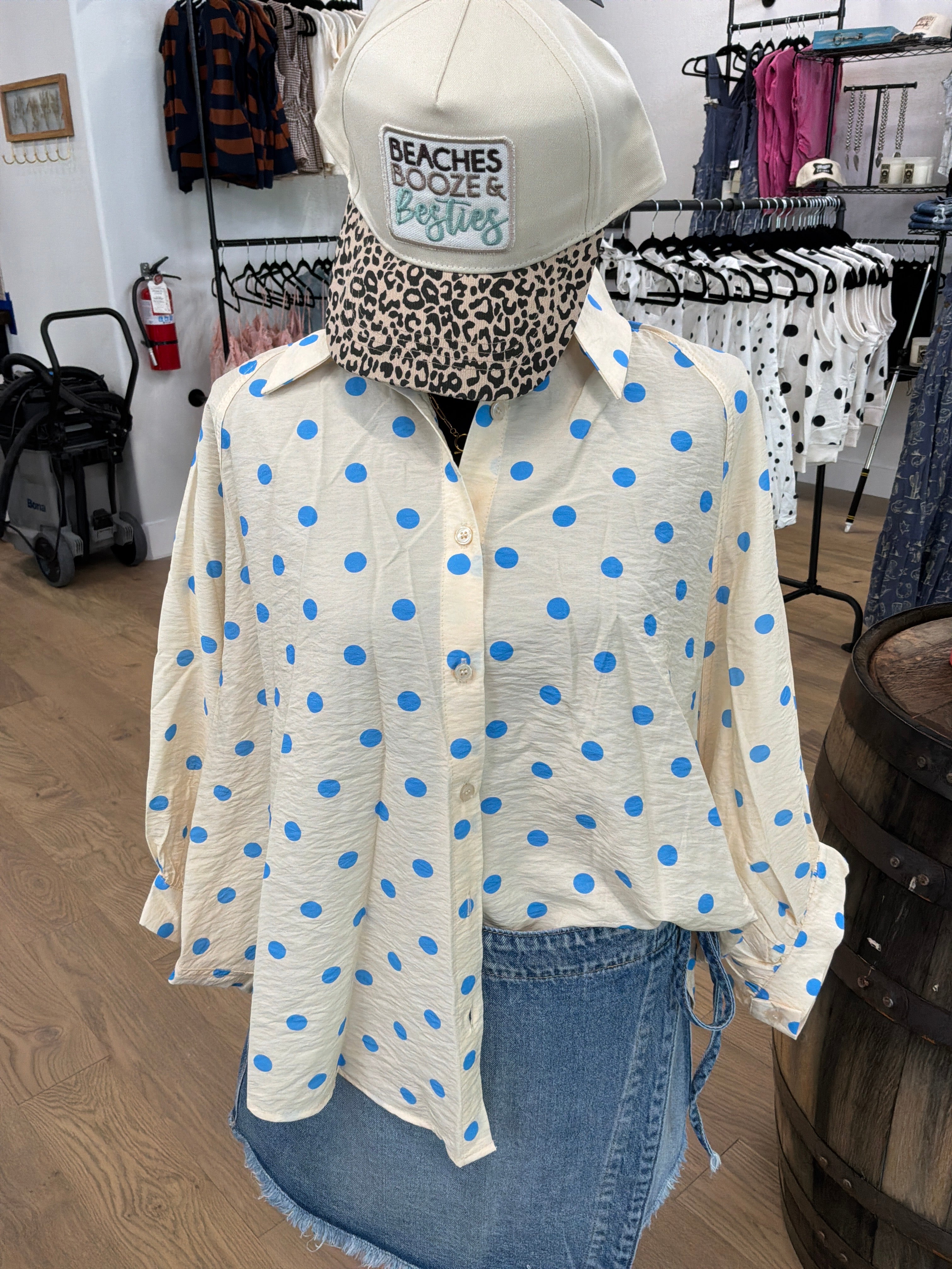 Glam button shirt