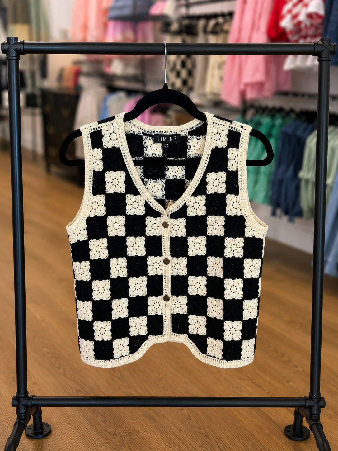 Timing Crochet vest