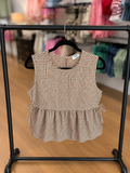 Double Zero Gingham Top