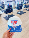 Dark denim giddy up hat