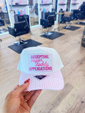 Pink gingham sugar daddys hat