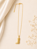 Gold Boot Necklace