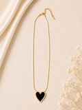 Black Heart Necklace