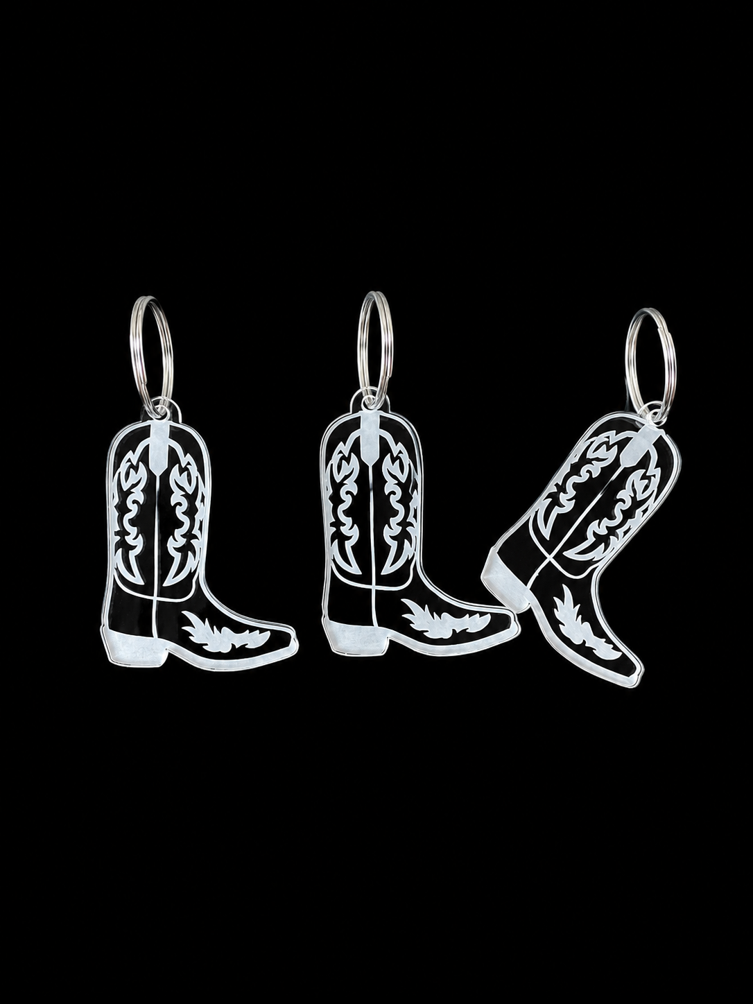 Cowboy Boot Keychain