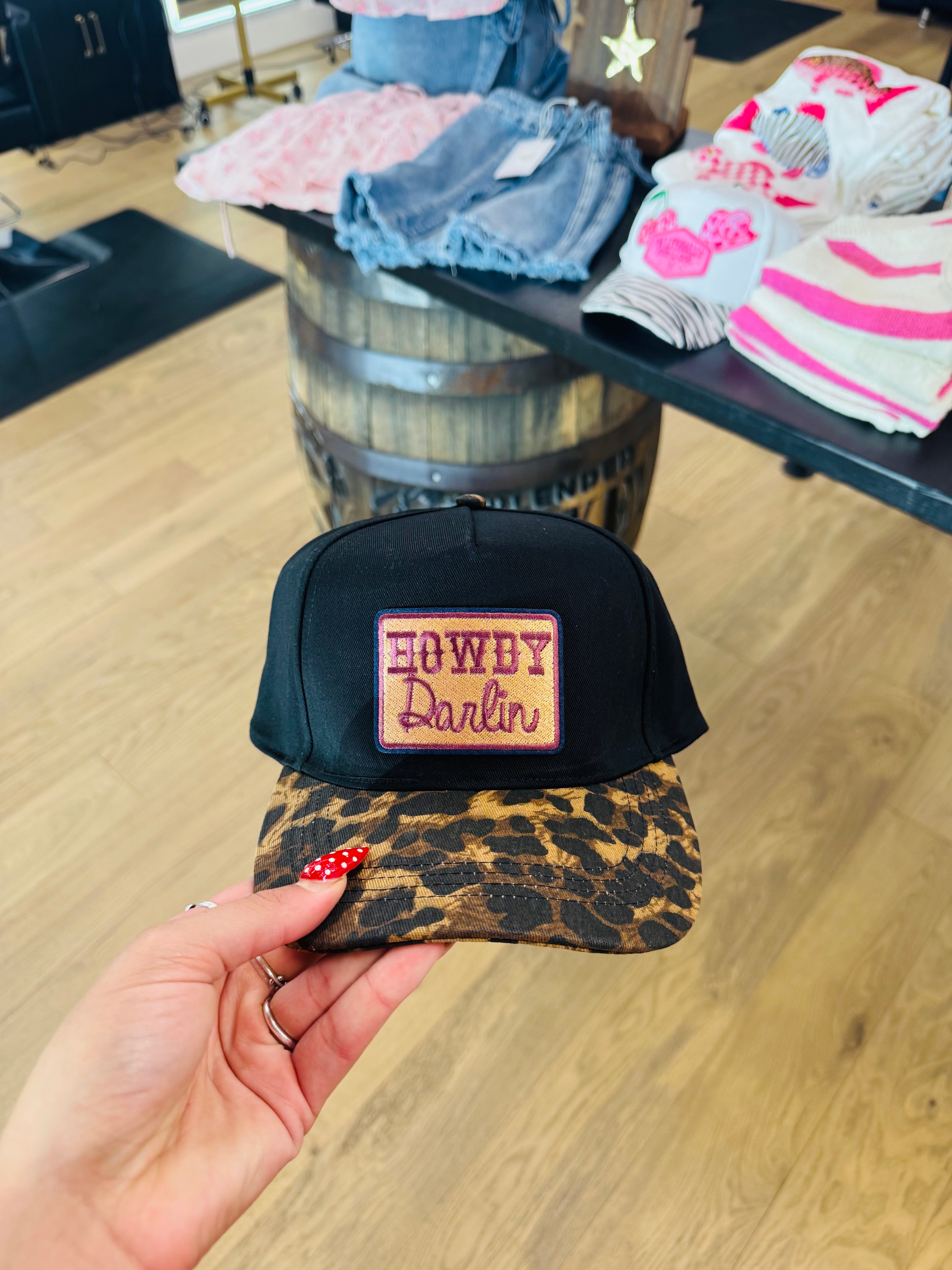 Cheetah Howdy Darlin Hat