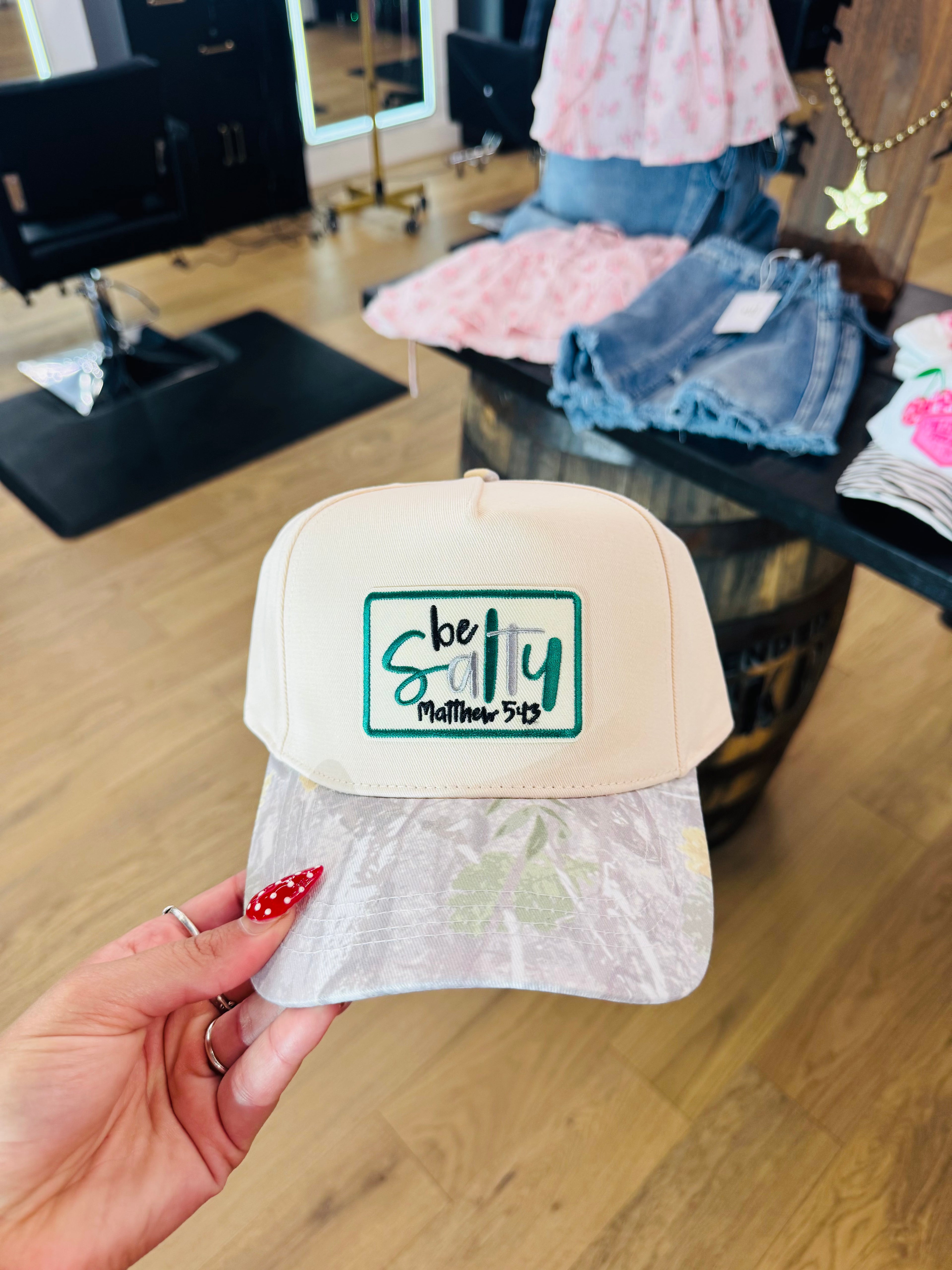 Camo be salty hat