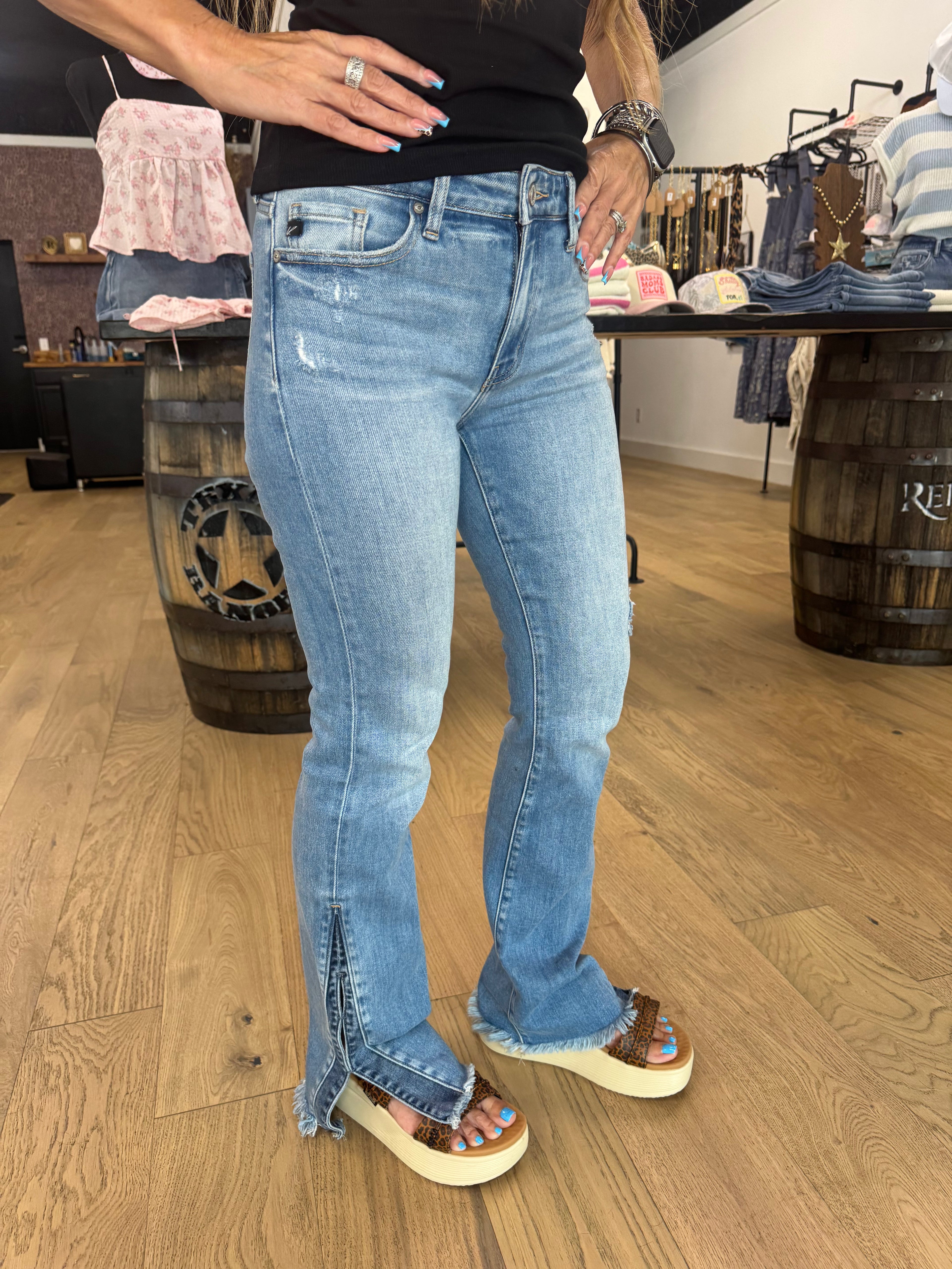 Kancan mid rise bootcut