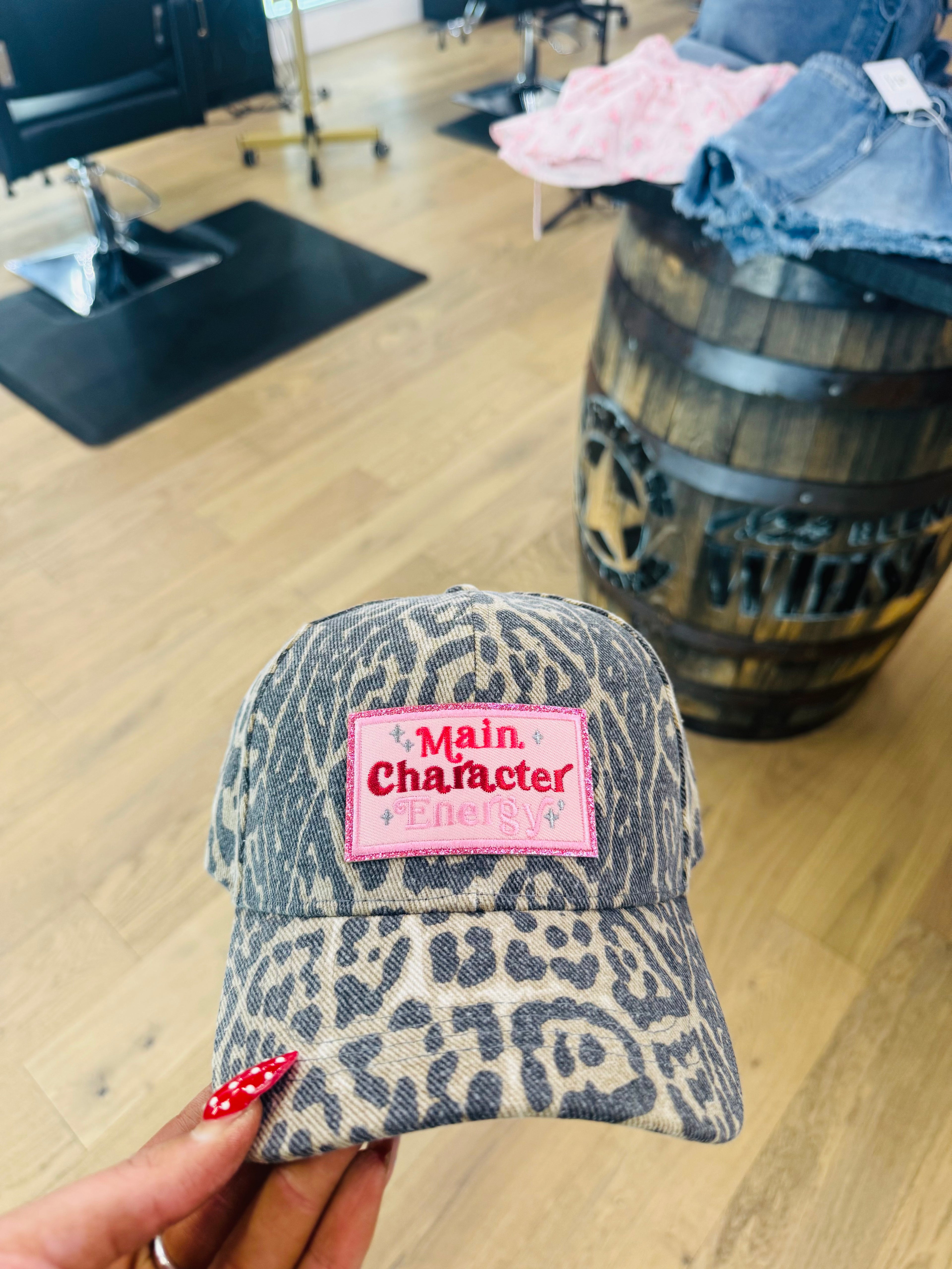 Main Character Energy Cheetah Hat