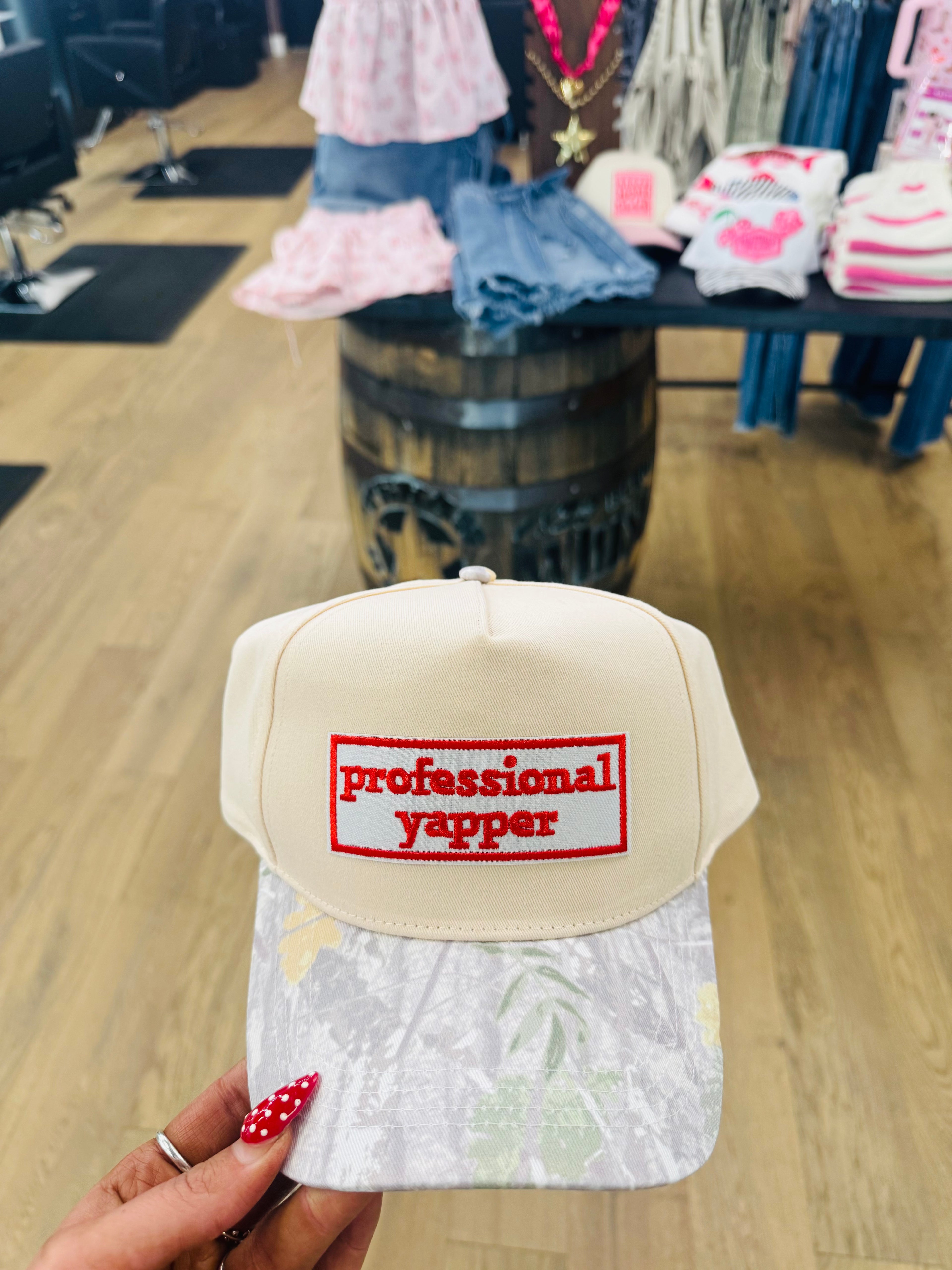 Professional Yapper Camo Hat