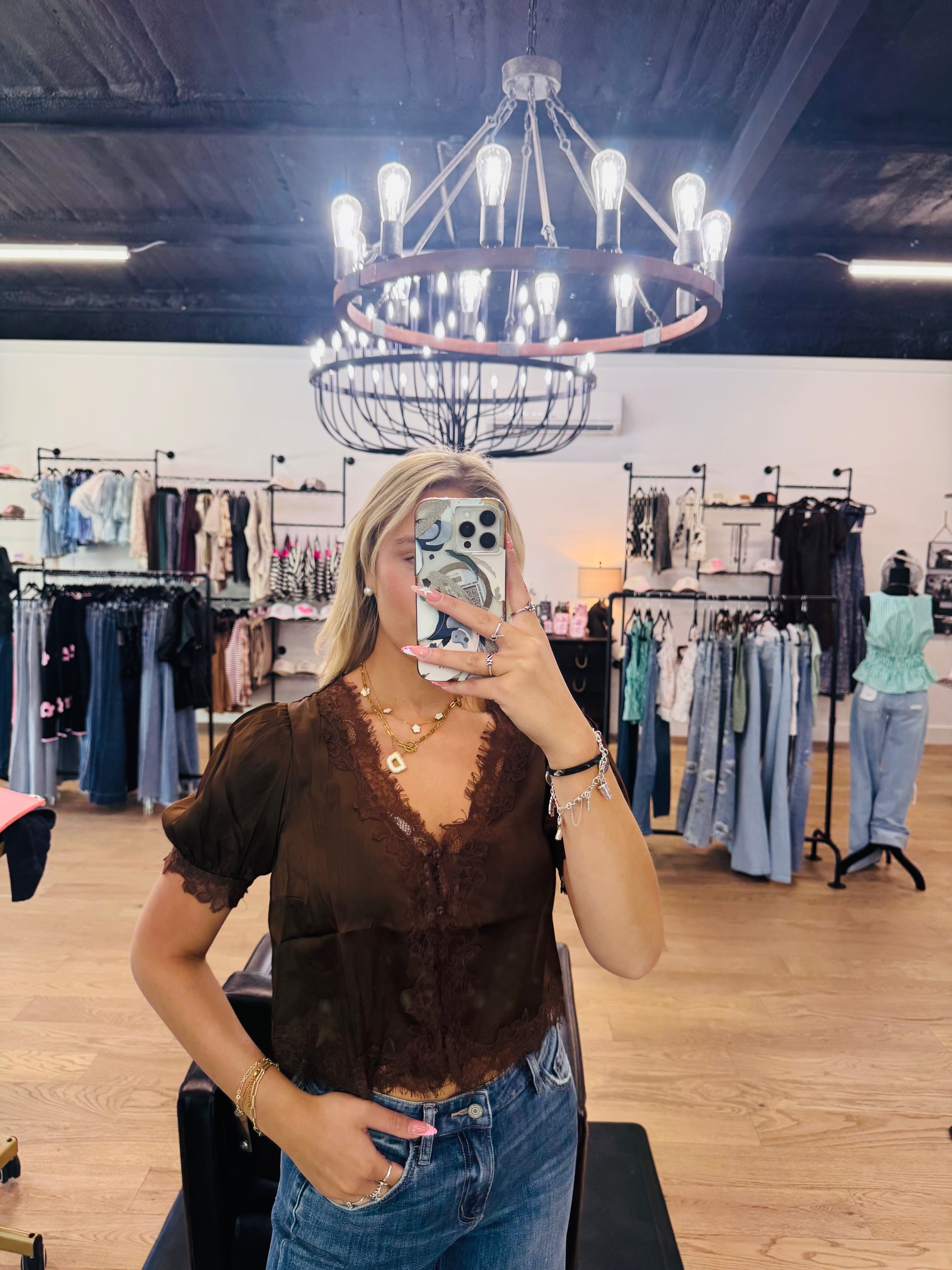 The Sienna Satin Top
