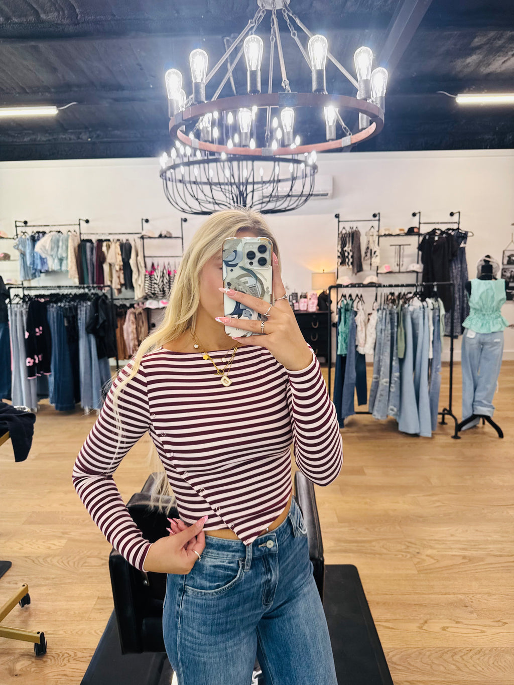 The Saylor Stripe Top