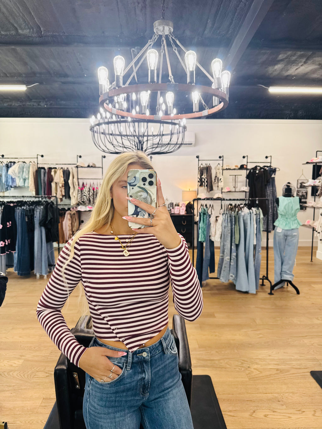 The Saylor Stripe Top
