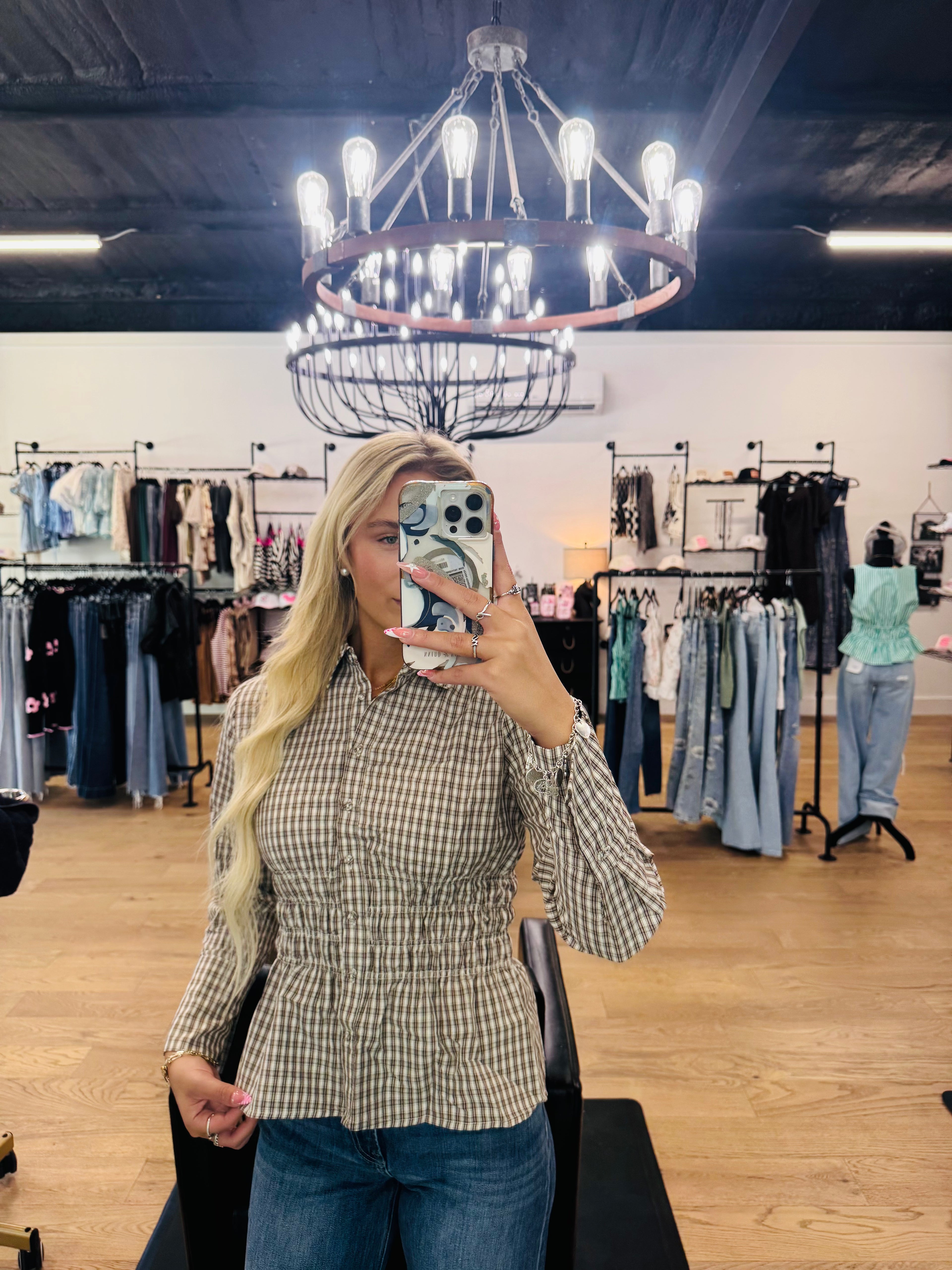 The Blair Plaid Top