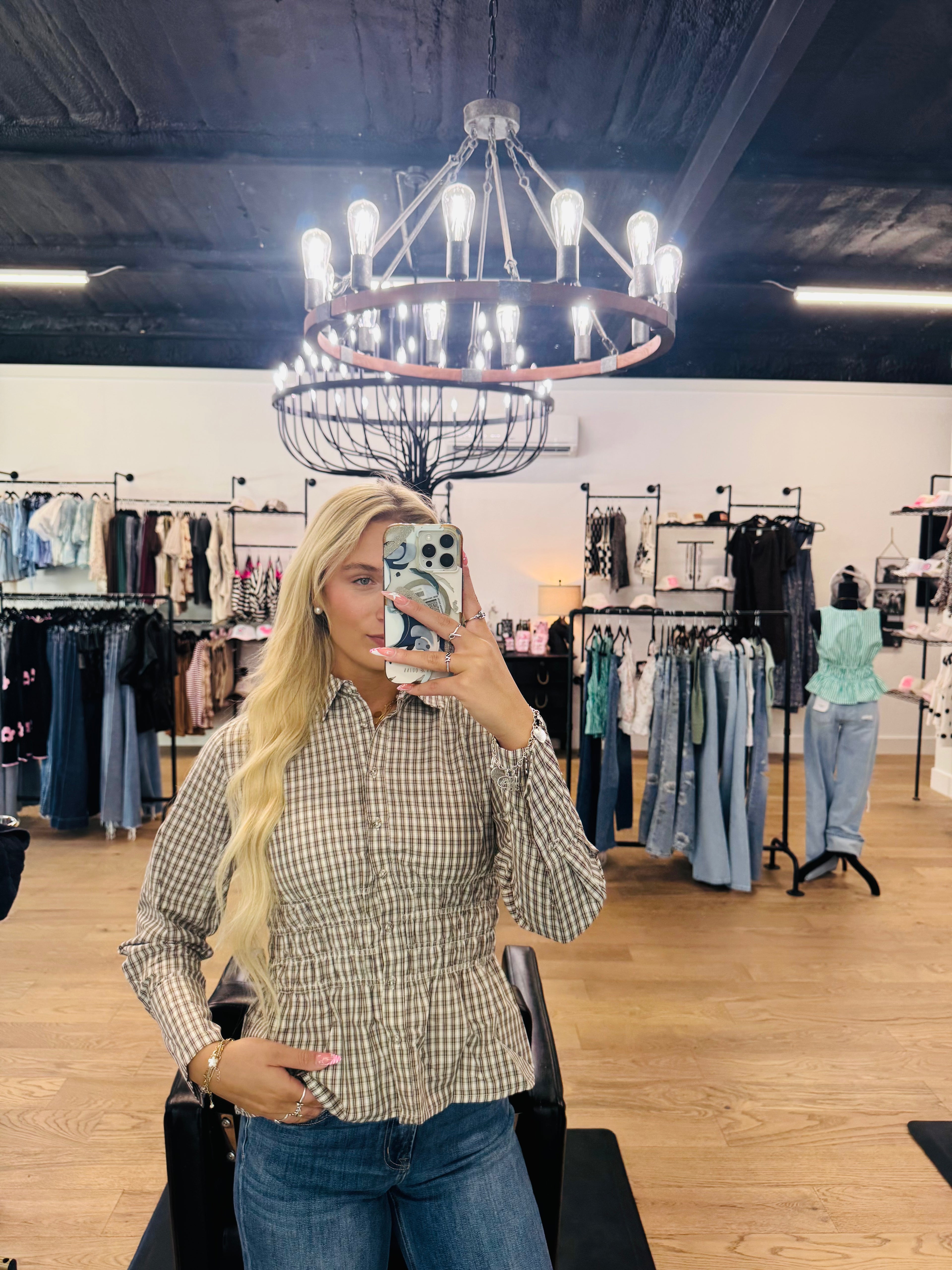 The Blair Plaid Top