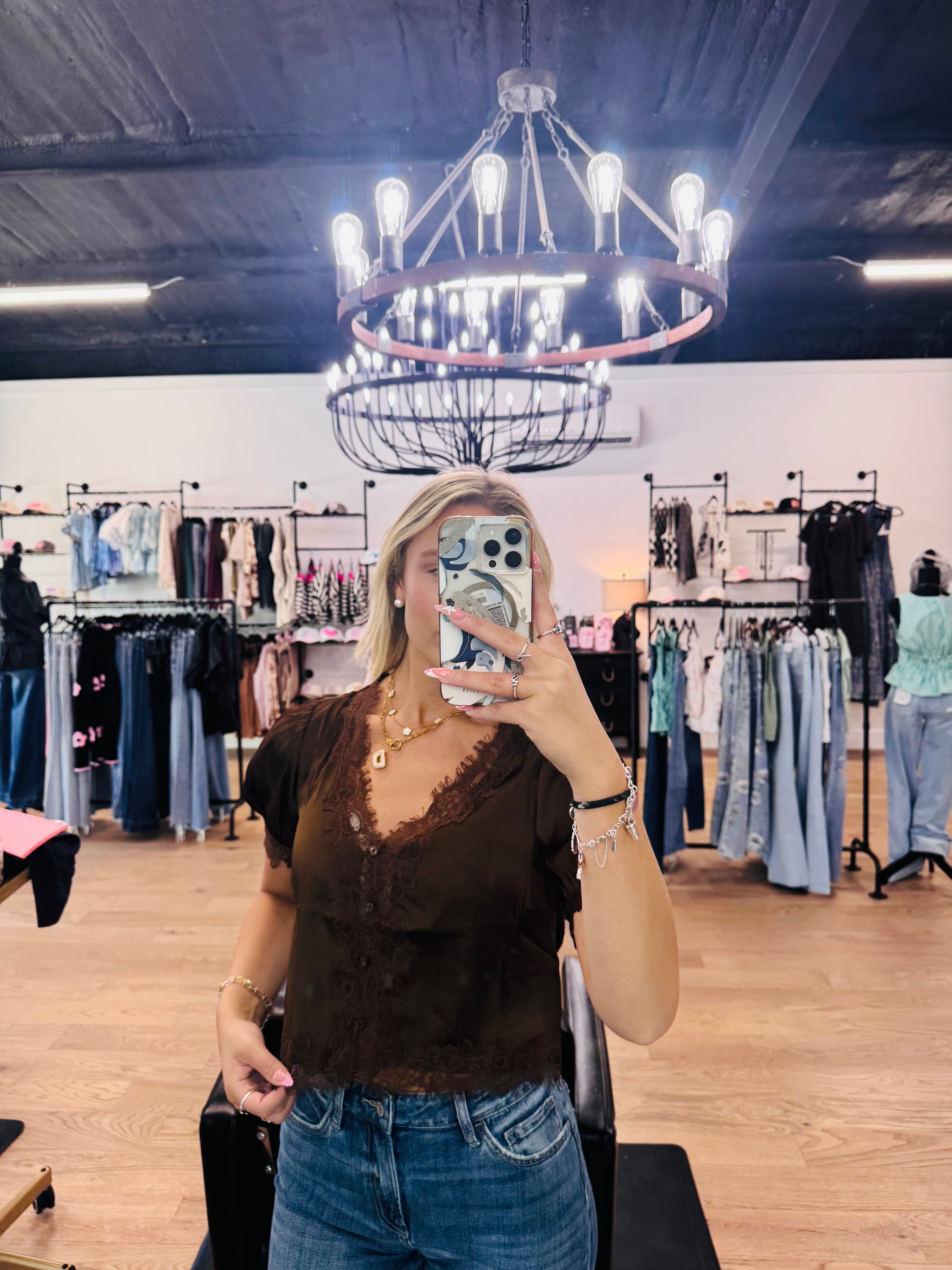 The Sienna Satin Top