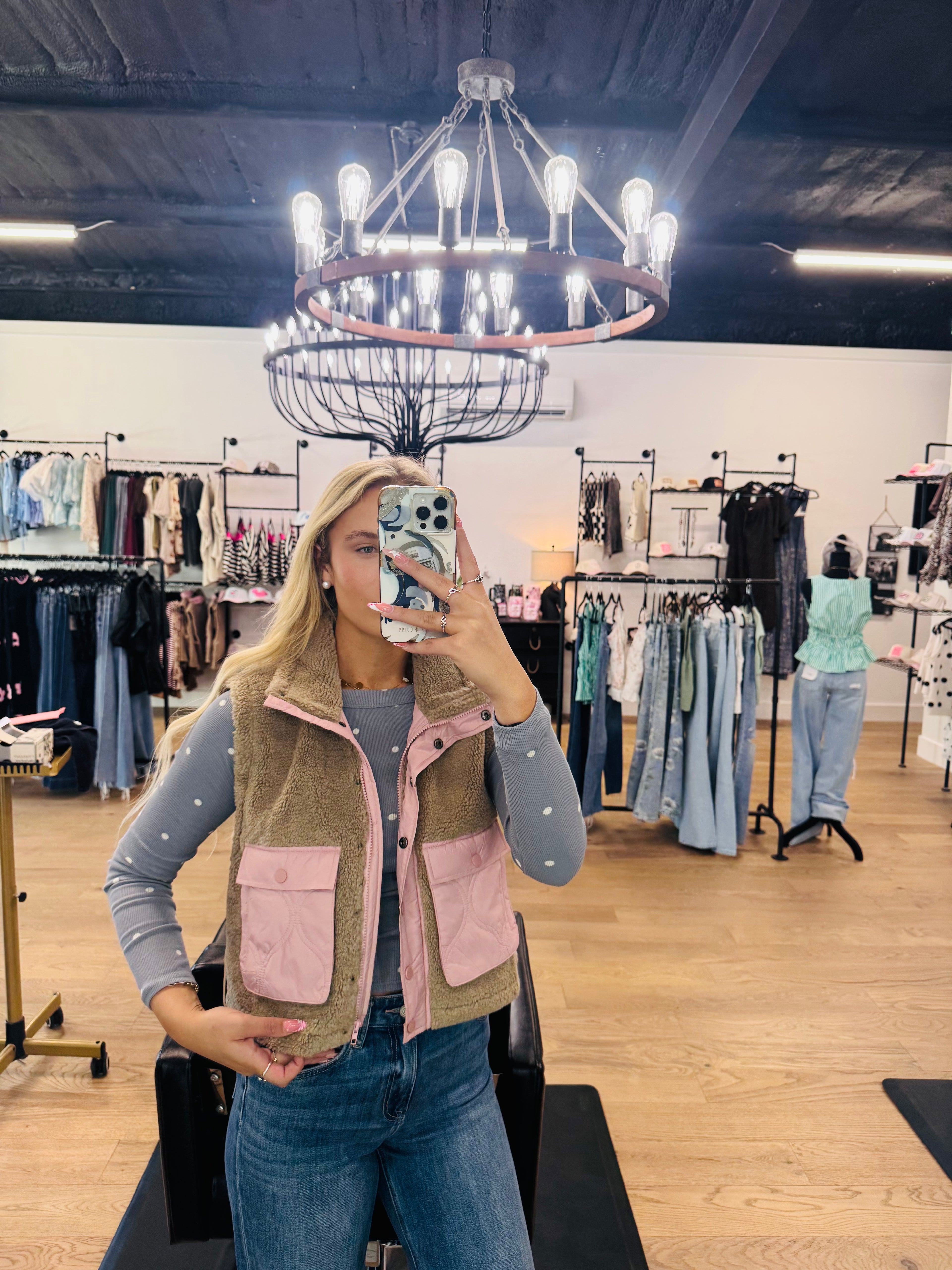 Sweetheart Sherpa Vest
