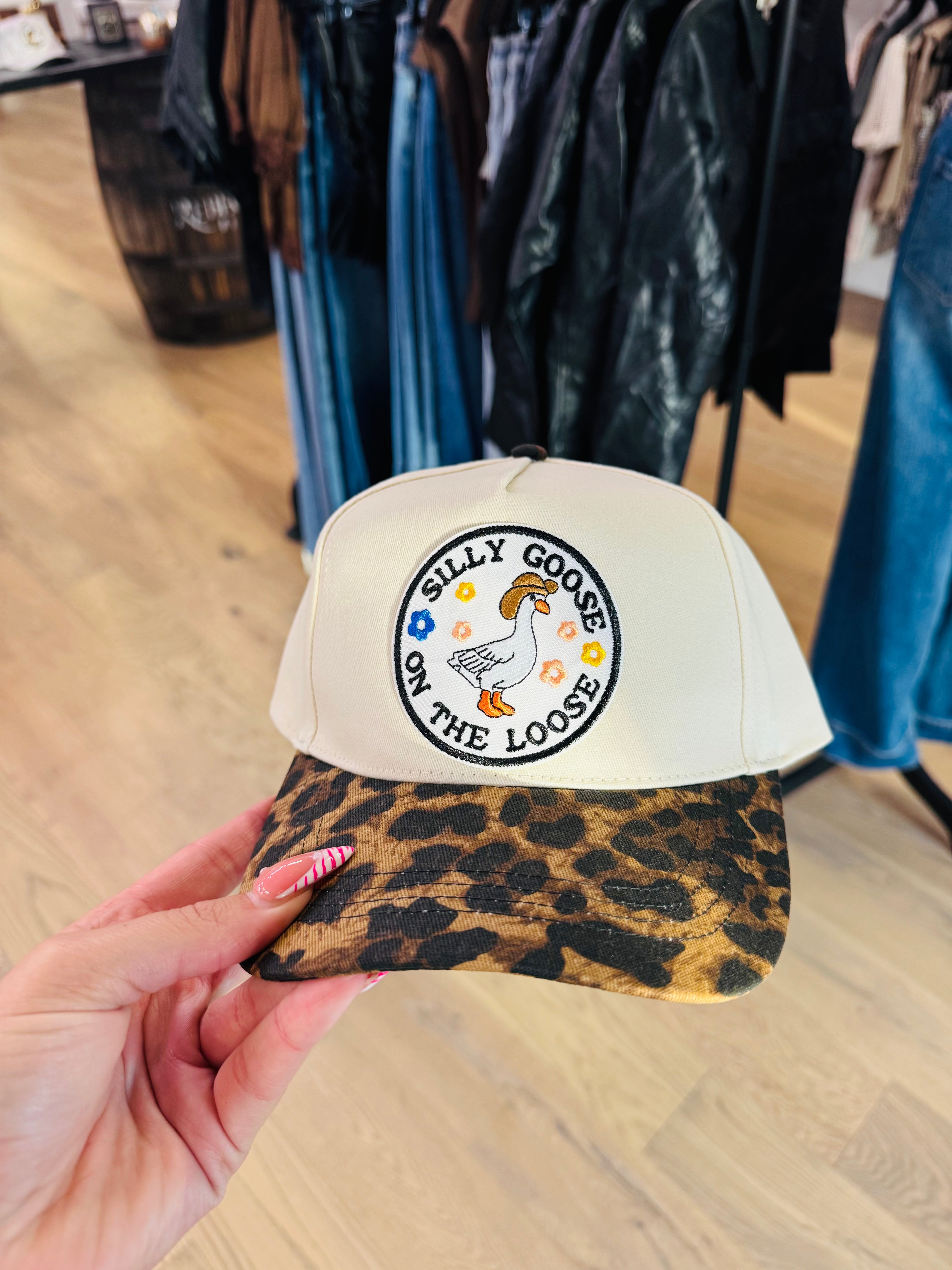 Silly Goose Cheetah Hat