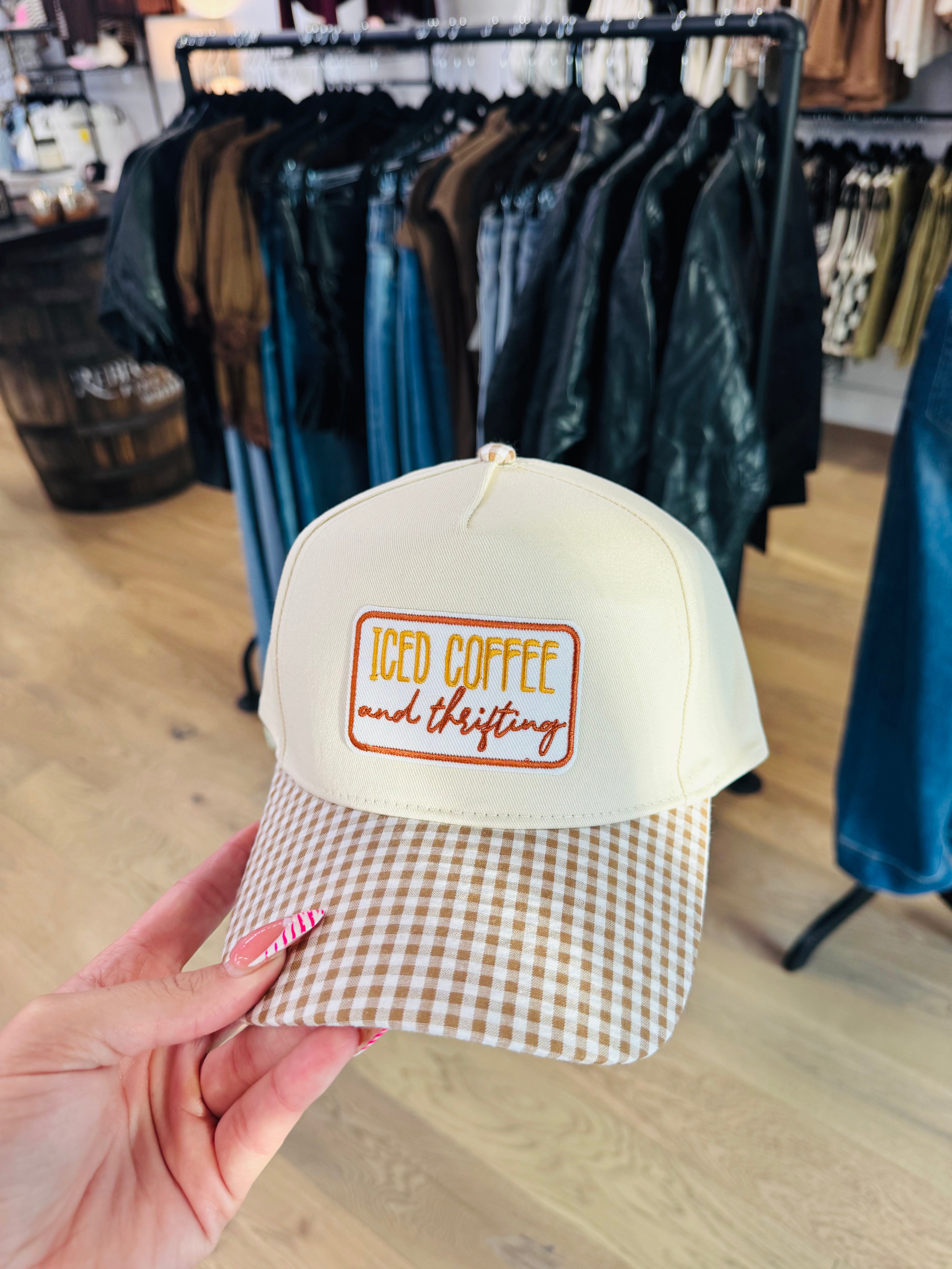 Iced Coffee & Thrifting Hat