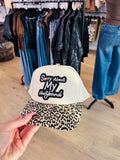 Sorry About My Husband Cheetah Hat